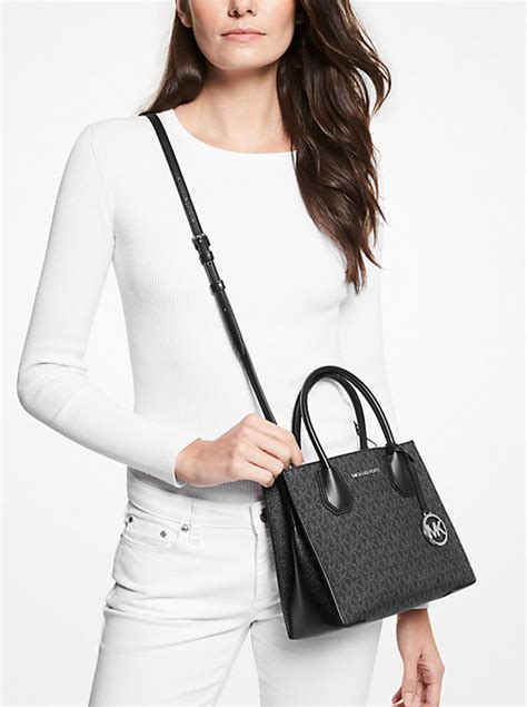 michael kors mercer md acrdion messenger|Mercer Medium Logo and Leather Accordion Crossbody Bag.